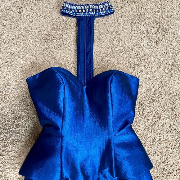 Rachel Allan Style 8000 Royal Blue Mermaid 🧜♀️ - Picture 6 of 9